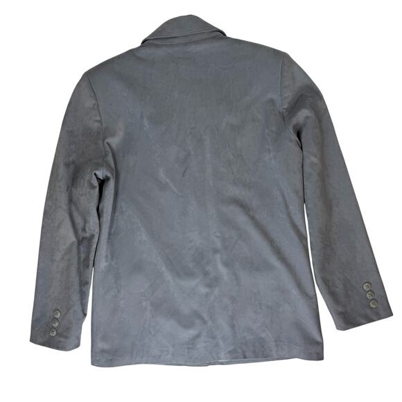 Vintage 60s Catalina Soft Blue Gray Blazer Women’s 10 Lined Mod Jacket Made USA - Picture 4 of 8